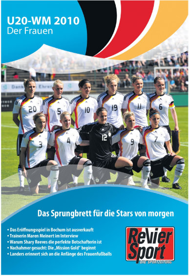 Cover - Beileger U20-WM der Frauen